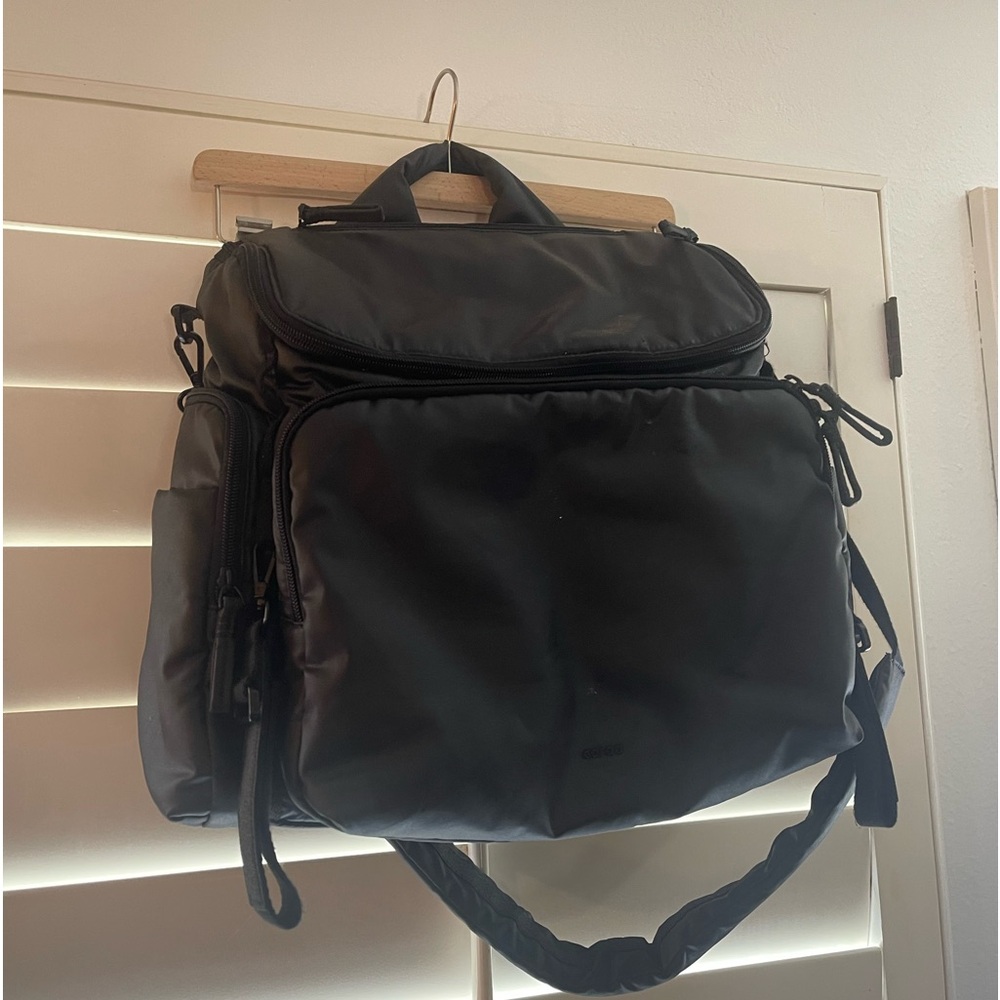 Large Black Cotton Caraa Baby Bag!